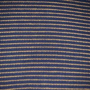 Navy & Gold Stripe Dress